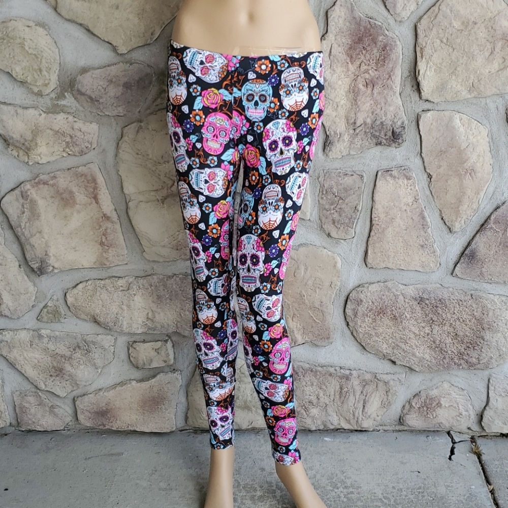 NO BOUNDARIES | Sugar Skull Yoga/Lounge Pants